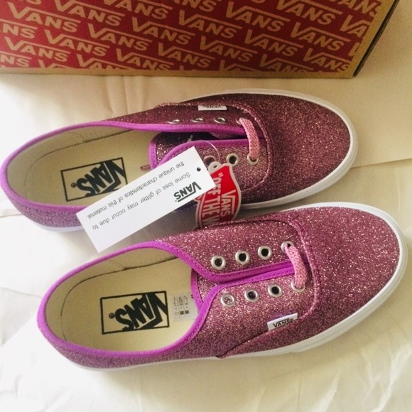 Last 1 ❤️ Vans Lurex Glitter Authentic Shoes - Picture 6 of 8
